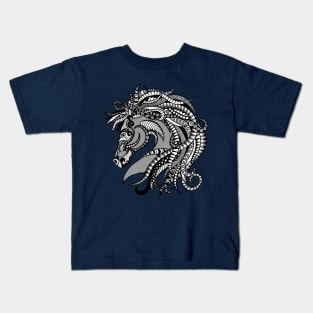 Ornate Horse Kids T-Shirt